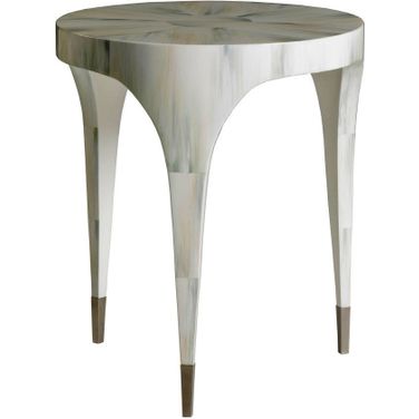 Signature Designs Bello Round Spot Table In Cream White