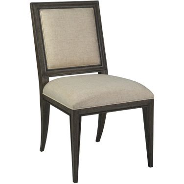 Signature Designs Belvedere Upholstered Side Chair In Medium Brown