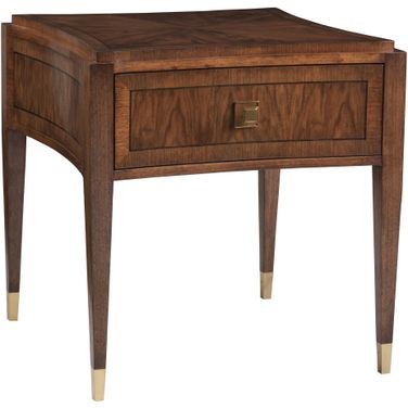 Signature Designs Chiavari Square End Table In Dark Brown