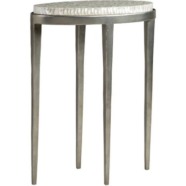 Signature Designs Brilliante Spot Table In Silver