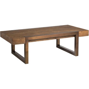 Signature Designs Canto Rectangular Cocktail Table In Medium Brown