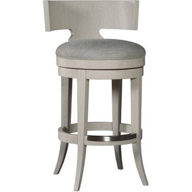 Signature Designs Fuente Swivel Barstool In Light Gray