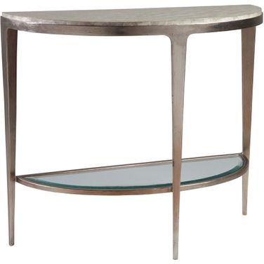 Signature Designs Gravitas Console In Champagne