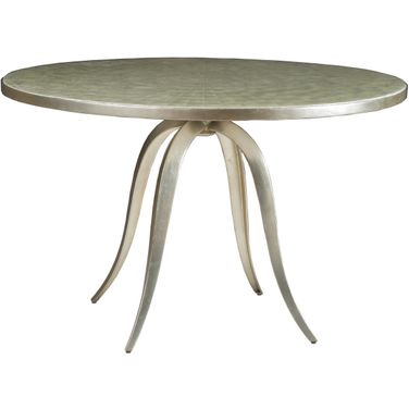 Signature Designs Capiz Round Dining Table In Champagne