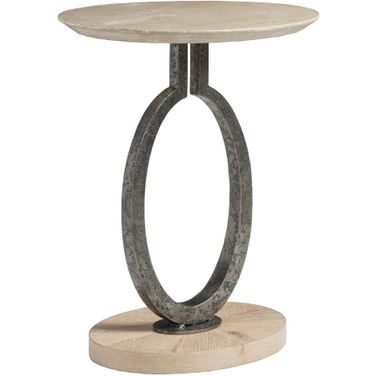 Signature Designs Clement Oval Spot Table In Antique White