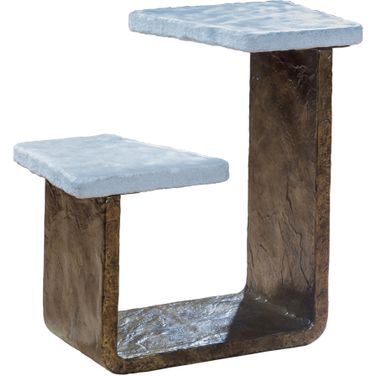 Signature Designs Contango Tiered Spot Table In Dark Brown