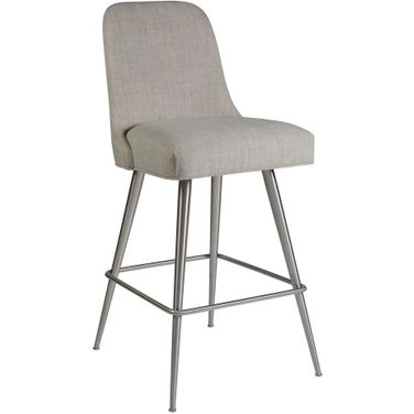 Signature Designs Dinah Swivel Barstool In Stainless Steel