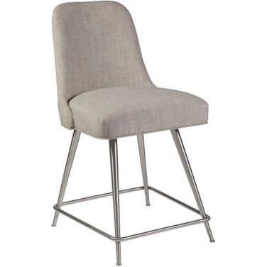 Signature Designs Dinah Swivel Counter Stool In Stainless Steel
