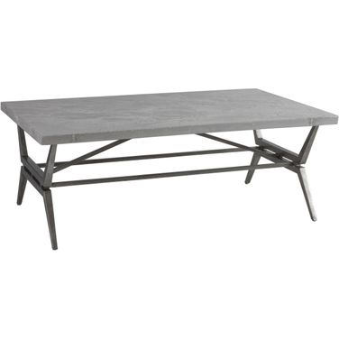 Signature Designs Cirro Rectangular Cocktail In Gray