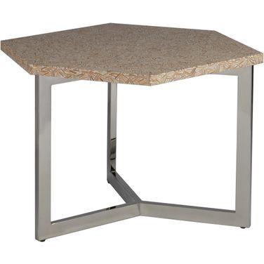 Signature Designs Inamorata Hexagonal Cluster Bunching Table In Stainless Steel