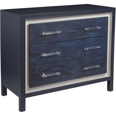 Signature Designs Invicta Hall Chest In Navy Blue
