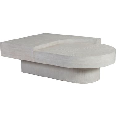 Signature Designs Maxwell Split Level Cocktail Table In Mist Gray
