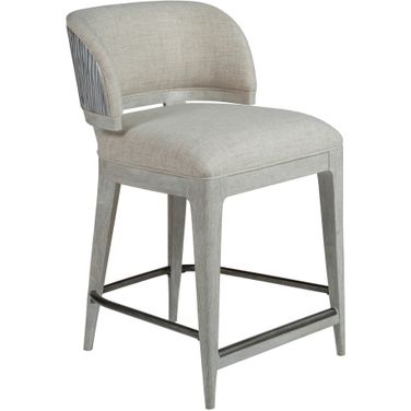 Signature Designs Olivia Counter Stool In Mist Gray
