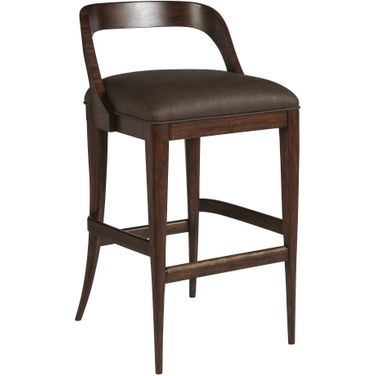 Signature Designs Beale Low Back Barstool In Warm Brown