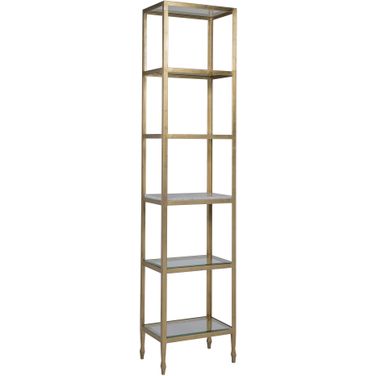 Signature Designs Sashay Slim Etagere In Gold