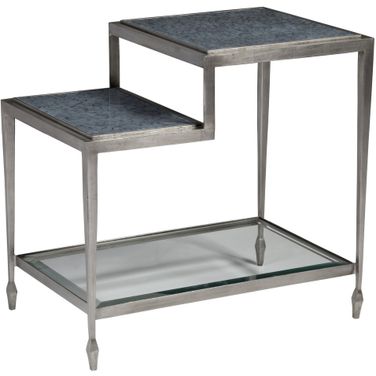 Signature Designs Sashay Rectangular End Table In Silver