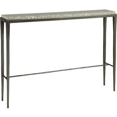Signature Designs Brilliante Shallow Console In Silver