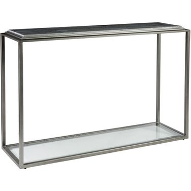 Signature Designs Treville Console In Silver Leaf