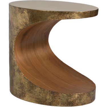 Signature Designs Thornton Oval Side Table In Bronze