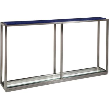 Signature Designs Ultramarine Shallow Console In Stainless Steel