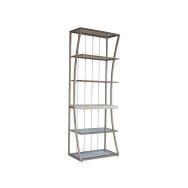 Signature Designs Vara Etagere In Champagne