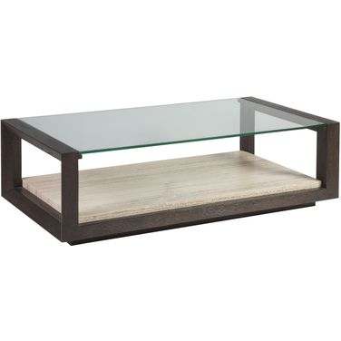 Signature Designs Venerato Rectangular Cocktail Table In Mocha