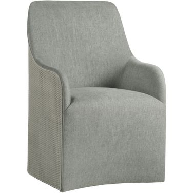 Signature Designs Riley Woven Arm Chair In Antiqued White