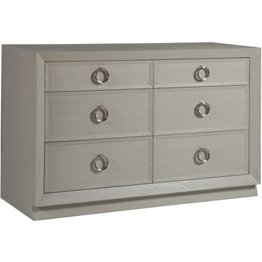 Signature Designs Zeitgeist Double Dresser In Antiqued White