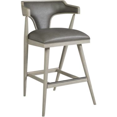 Signature Designs Arne Barstool In Antiqued White