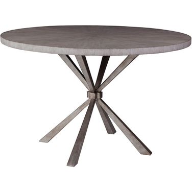 Signature Designs Iteration Round Dining Table In Gray