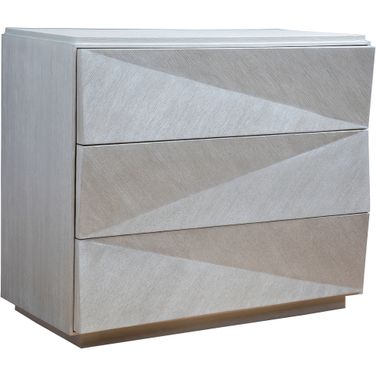 Signature Designs Ziggy Hall Chest In Mist Gray