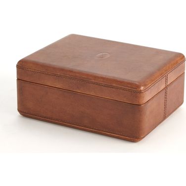 Signature Tobacco Covered Large Box In Brown
