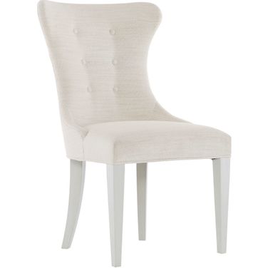 Silhouette Side Chair in Neutral Fabric