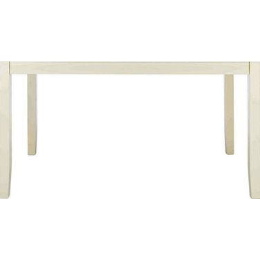 Silio Rectangle Dining Table in White