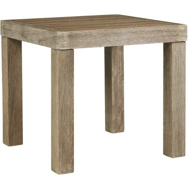 Silo Point Brown Square End Table