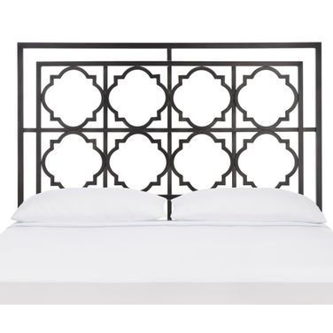 Silva Antique Iron Metal King Headboard