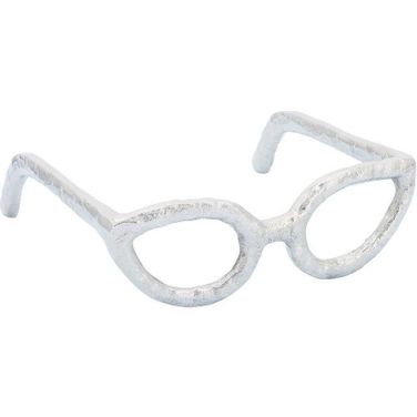 Silver Glasses Sculpture