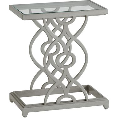 Silver Sands Rectangular Spot Table In Gray
