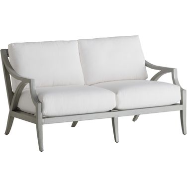 Silver Sands Loveseat In Gray