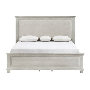 Silver Sands California King Panel Bed In Gray