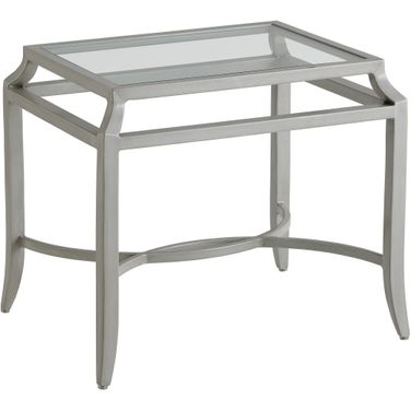 Silver Sands Rectangular End Table In Gray 01-3945-955