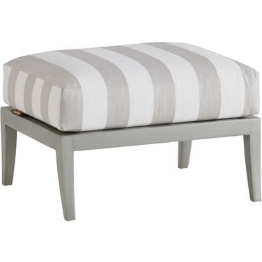 Silver Sands Ottoman In Gray