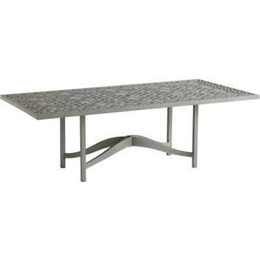 Silver Sands Rectangular Dining Table In Gray