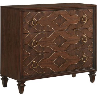 Silverado Woodland Drawer Hall Chest In Montecito