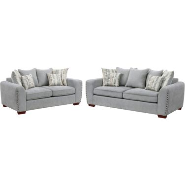 Silverthorne Living Room Set In Gray