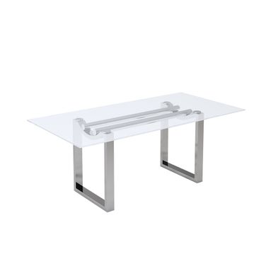 Silvestri Dining Table In Chrome