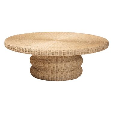 Silvia Coffee Table In Natural Rattan