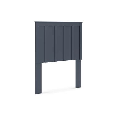 Simmenfort Twin Panel Headboard In Navy Blue