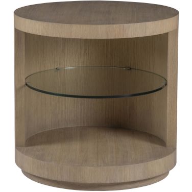 Simpatico Simpatico Round End Table In Natural