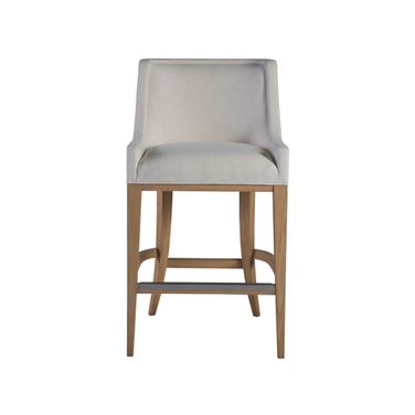 Simpatico Simpatico Upholstered Bar Stool In Cream